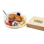 Heat Seal Baking Plastic Bags For Oven Cooking 12Microns 25x55cm