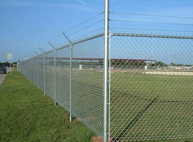Hot Dip Galvanized Chain Link Fence Economical Solutions For Residential