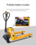 Multifuntional 4400LBS Walkie Electric Pallet Jack Rider Lithium-Ion Battery