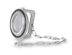 China Industrial Camlock Hose Fittings DN40 - DN100 Choke Plug With Chain factory