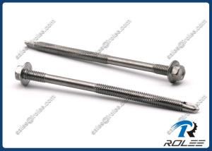 China 410 Stainless Hex Washer Head Self Drilling Screw for Heavy Duty Steel Structure factory