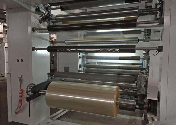 Double Station Structure Rotogravure Printing Machine For PE Aluminum Foil