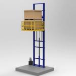 500kg Simple Cargo Lift Elevator 3m Home Lift Tables For Goods Person