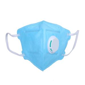 China Blue Color Folding FFP2 Mask Mask Anti Dust Non Woven Fabric Mask factory