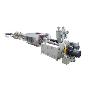 China ID90mm - 300mm Double Wall Corrugated Pipe Extrusion Cutting Machine factory