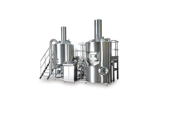 Stainless Steel 2 Vessel Brewhouse With Automatic Brewing System CE Certificatio