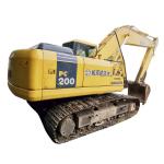 Komatsu PC200-7 Excavator in Good Condition with 0.8 m3 Bucket Capacity and 107