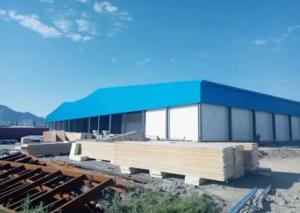 China 100m*40m Prefab Steel Structure Workshop House Frame Industrial Building factory