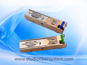 China 20KM 1310&amp;1550nm broadcast bidi 3G SDI Video SFP Optical Transceiver module over 1 fiber factory
