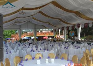 China Customized Outdoor Party Tents Outdoor Wedding Tent With Curtains factory