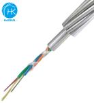 6 Core Armored OPGW Fiber Cable 8f Aerial Fiber Optic Cable Ground Wire