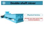 The organic fertilizer mixing and stirring system for mass production is easy to