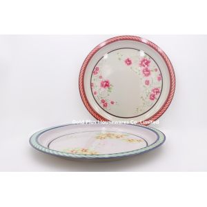 45cm Wedding & party tinplate plate charger plates round dish serving tray