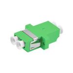 ABS LC LC Duplex Fiber Coupler Singlemode Green RoHS Compliance