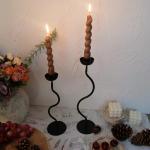 Decorative Candle Holders Metal Candlestick Holder Vintage Hysteria Wrought Iron
