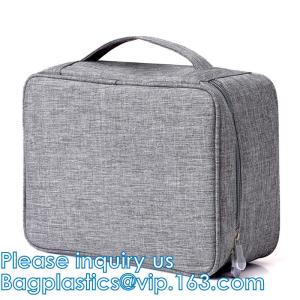 China Travel Makeup Cosmetic Skincare Organizer, Toiletry Bag, Foldable Duffel Bag, Multiple Storage Compartments factory