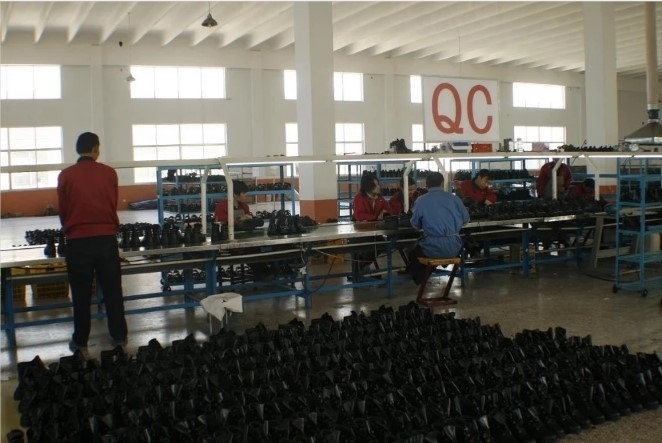 Safety Shoes With Steel Toe Cap And Steel Midsole Safety Boots Anti-Smashing Anti-Puncture For Worker