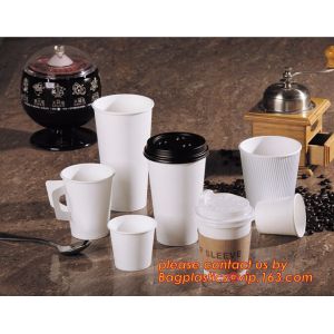 12oz double wall disposable custom printed ripple paper cup, paper tea cups