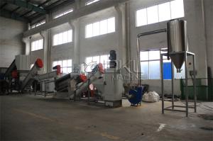 China 300kg/h HDPE PP Basket Bottle Recycling Washing Machine Plant factory