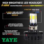 360 degrees COB Chip YAYE Universal Classic Bike M6 Headlight Motorcycle Led