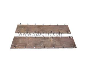 China Asphalt paver spare accessories Hardoc ABG7820 gas heating VB88 VDT-V884 screed plate factory