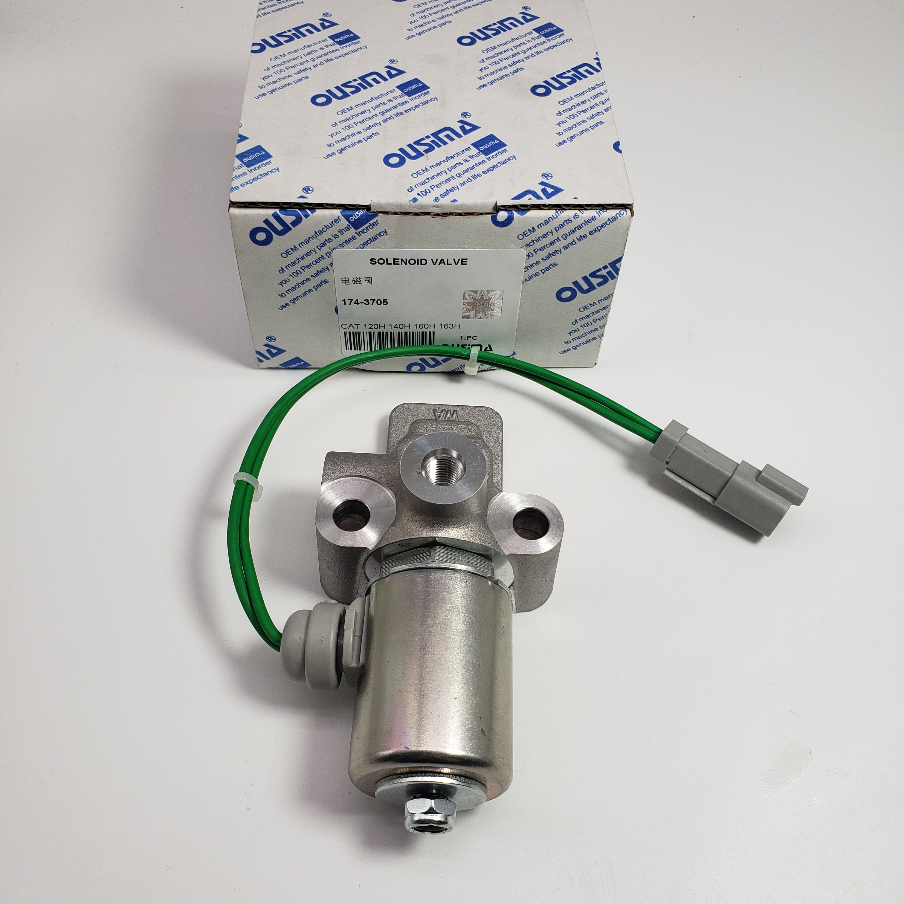 Solenoid Valve 174-3705 1743705 For CAT 120H 135H 163H 24H
