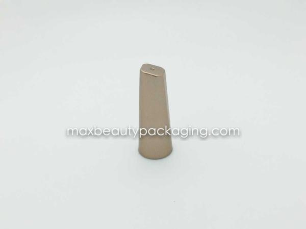 N1041 UV matte gold coating finish nail polish cap nail polish packaging plastic