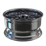 Meceredes Benze S600 Aluminum Alloy Rims 22 2-PC 6061-T6 Grey Face Polished