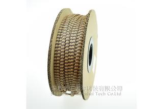 China Wire Protection Braided Cable Sleeving , Clear Cut Braided Wire Sleeve factory
