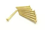DIN7997 Brass Cross Recessed Countersunk Head Wodd Screws Flat Head Wood Screws