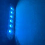 Red Green Blue RGB Emitting 90W Marine Underwater Boat Lights For Pontoons