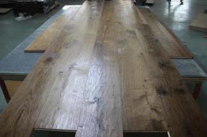 China Distressed Oak Engineered Wood Flooring, Rustic Oak Parquet Flooring factory