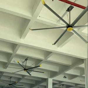 China Workshop Ventilation 24FT 58RPM Industrial High Volume and Low speed Ceiling Fans factory