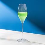 11 Oz Wine Long Stem Crystal Tulip Champagne Flutes Glass Transparent Mouth