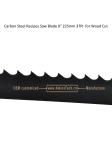Carbon Steel Recipes Saw Blade 9" 225mm 3TPI for Wood Cut,Reciprocating,Power