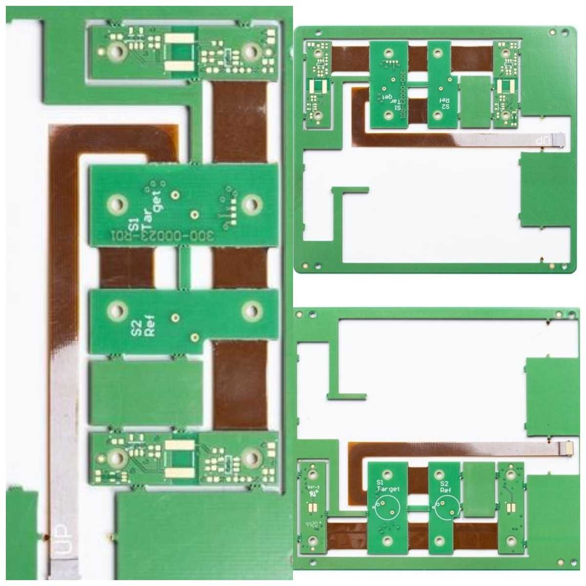 4 Layer HDI Rigid Flex PCB Board Immersion Gold 4mil Green Solder Mask