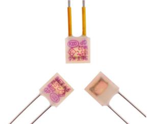 China Square Type Radial Thermal Fuse Small Temperature 2 Amp Thermal Fuse factory