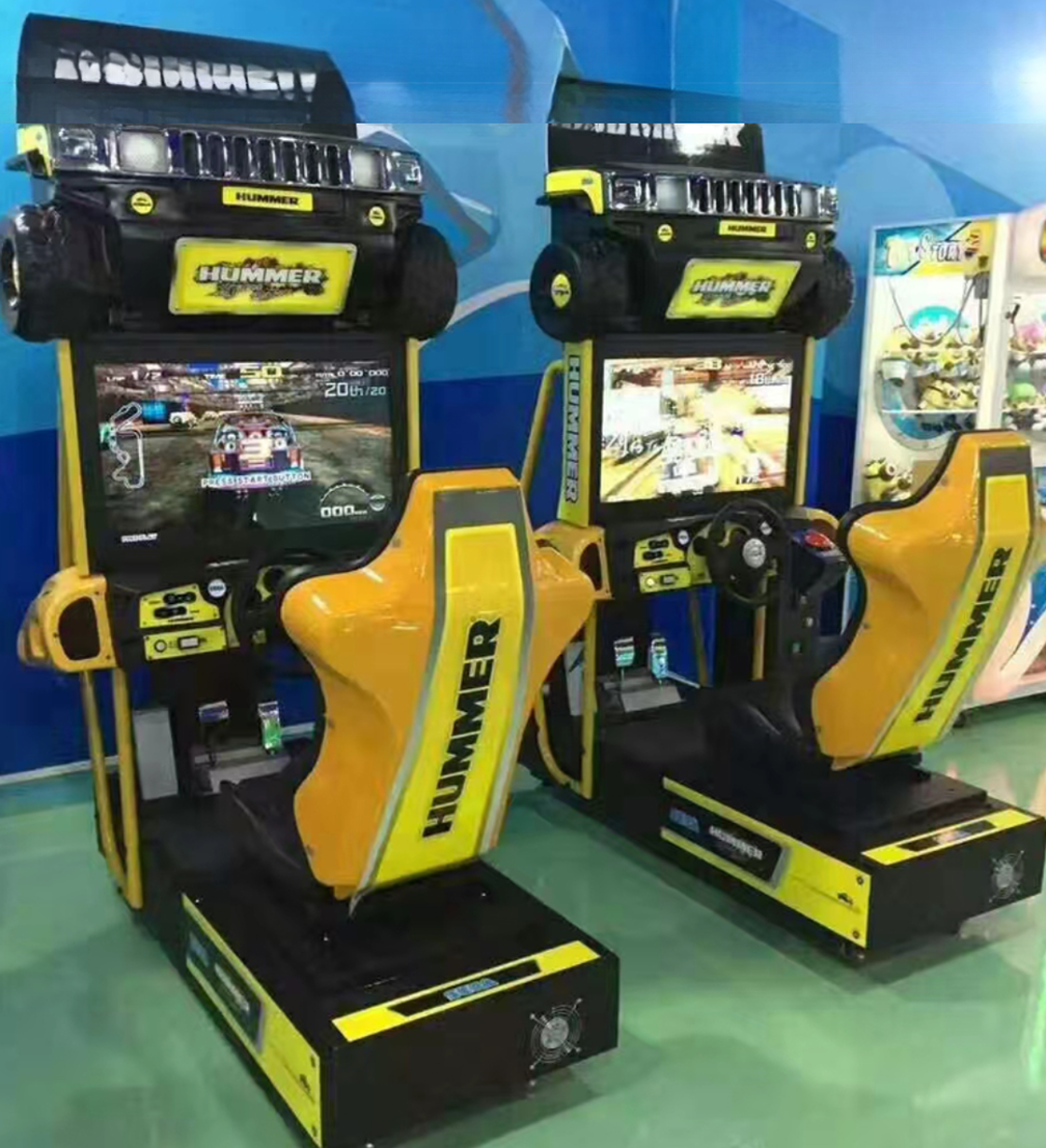 Customization Car Racing Arcade Game Machines Powerful Appearance Design