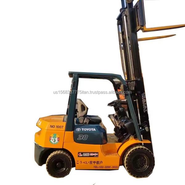 Toyota 7F30 Forklift and Reasonable Used Machine with Fork Length 1000MM Weight