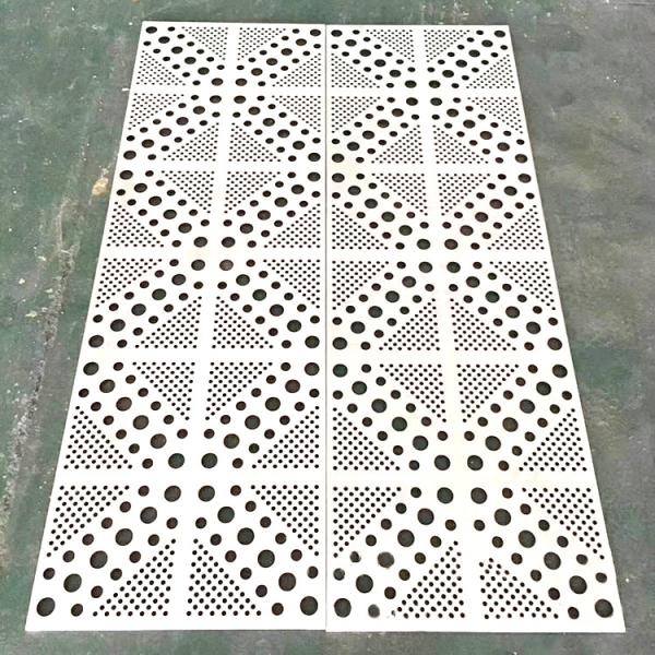 China 1.5mm To 5.0mm Perforated Aluminium Cladding Panels For Architectural Facade Decoration factory