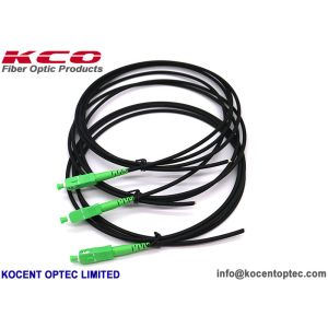 G657B3 SC APC Fiber Optic Pigtail with Black PE Sheath 3.5mm and 5.0mm for FTTH