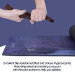 Eco Friendly Printed Suede Yoga Mat , Extra Thick Non Slip Lightweight Fitness