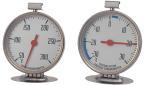 Compact Size Kitchen Thermometer Set Silver Color Surface Easy To Storage