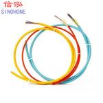 Tight Buffer Fiber FTTH 1-4 Core Indoor Fiber Optic Cable Of Flame Retardant