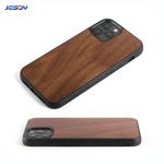 TPU Bumper Shockpoof Wooden Bamboo Phone Cover For IPhone And Samsung