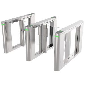 Secure Entry/Exit Speed Lane Turnstile Bi-directional Passage Queue Management