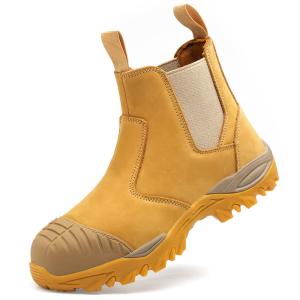 China Waterproof Nubuck Leather Safety Boots For Men Wholesale factory