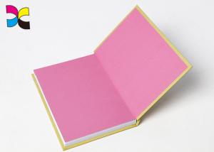 China Fashion Hardcover Custom Blank Spiral Notebook CMYK Digital Printing Eco - Friendly factory