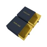 Wholesale Business Supply Customized Perfume Bottle Packaging Boxes Black Drawer