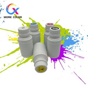China CMYK LC LM Water Based Inkjet Ink , Vivid Color DTG Textile Ink factory